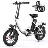 iSinwheel U4 Foldable Step-thru Electric Bike 500w 55Miles Range