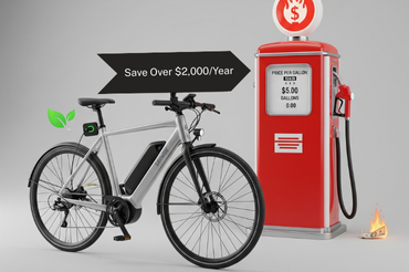 Ditch the Pump: Save Over $2,000/Year with an E-Bike