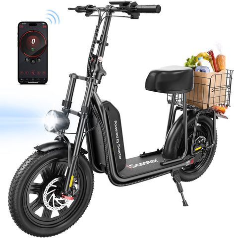 iScooter F7 Electric Scooter 1000W with Seat 28 MPH & 45 Miles Starting at $56/mo or 0% APR with Affirm. Check your purchasing power