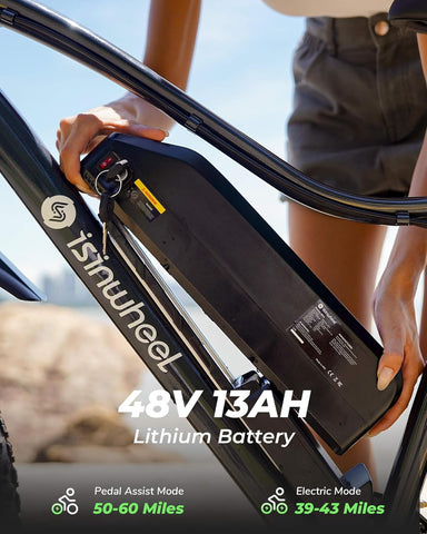 isinwheel M10 Plus Electric Bike for Adults