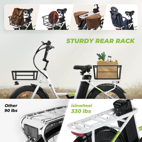 isinwheel U7 Electric Bike for Adults