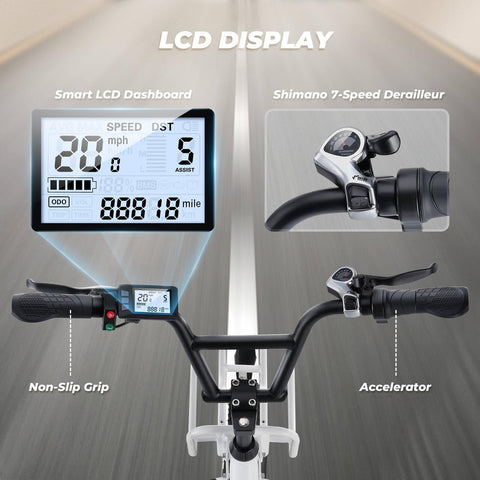 isinwheel U7 Electric Bike for Adults