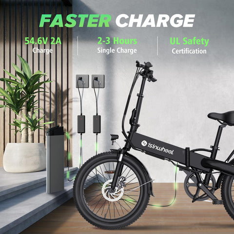isinwheel U5 Pro Folding Electric Bike for Adults