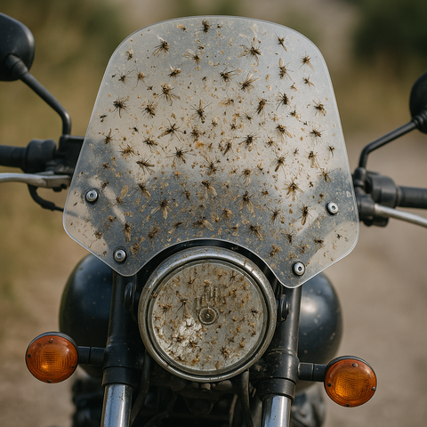 WASH&WHIPS MotoPro Motorcycle Detailing Kit - Bug Remover, Leather Care, Ceramic Spray