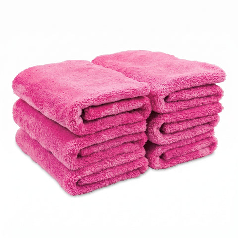 WASH&WHIPS Edgeless Microfiber Coral Fleece with Ultrasonic Edge 3 Pack