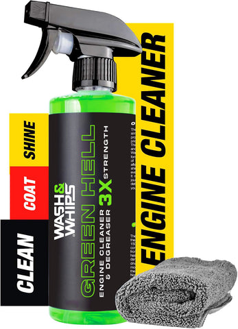 WASH&WHIPS Green Hell Engine Cleaner & Degreaser